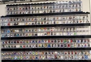 My LEGO minifig display cases